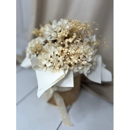 Welurowy flowerbox Mocha Mousse